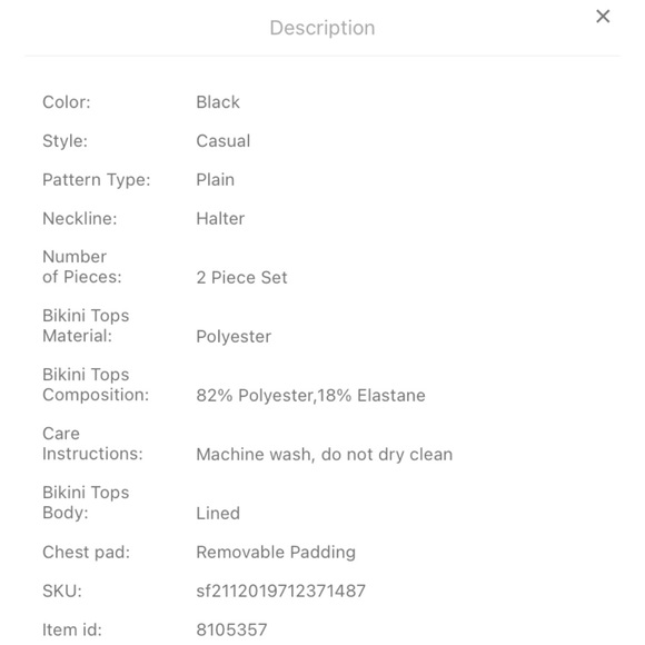 Halter Triangle Bikini - Picture 5 of 5